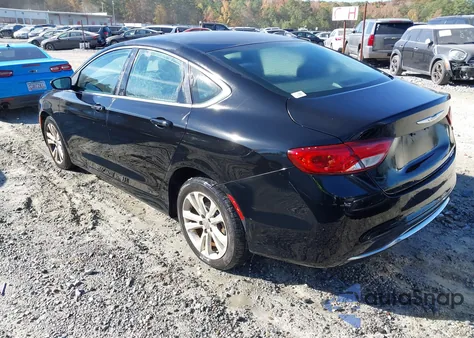 2016 Chrysler 200 Limited z USA, uszkodzony, nr VIN 1C3CCCAB0GN142615